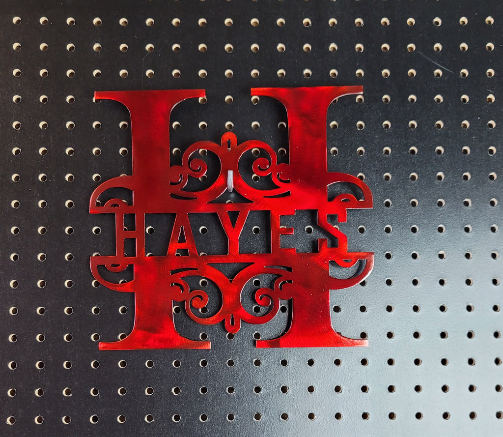 Metal Name Monograms