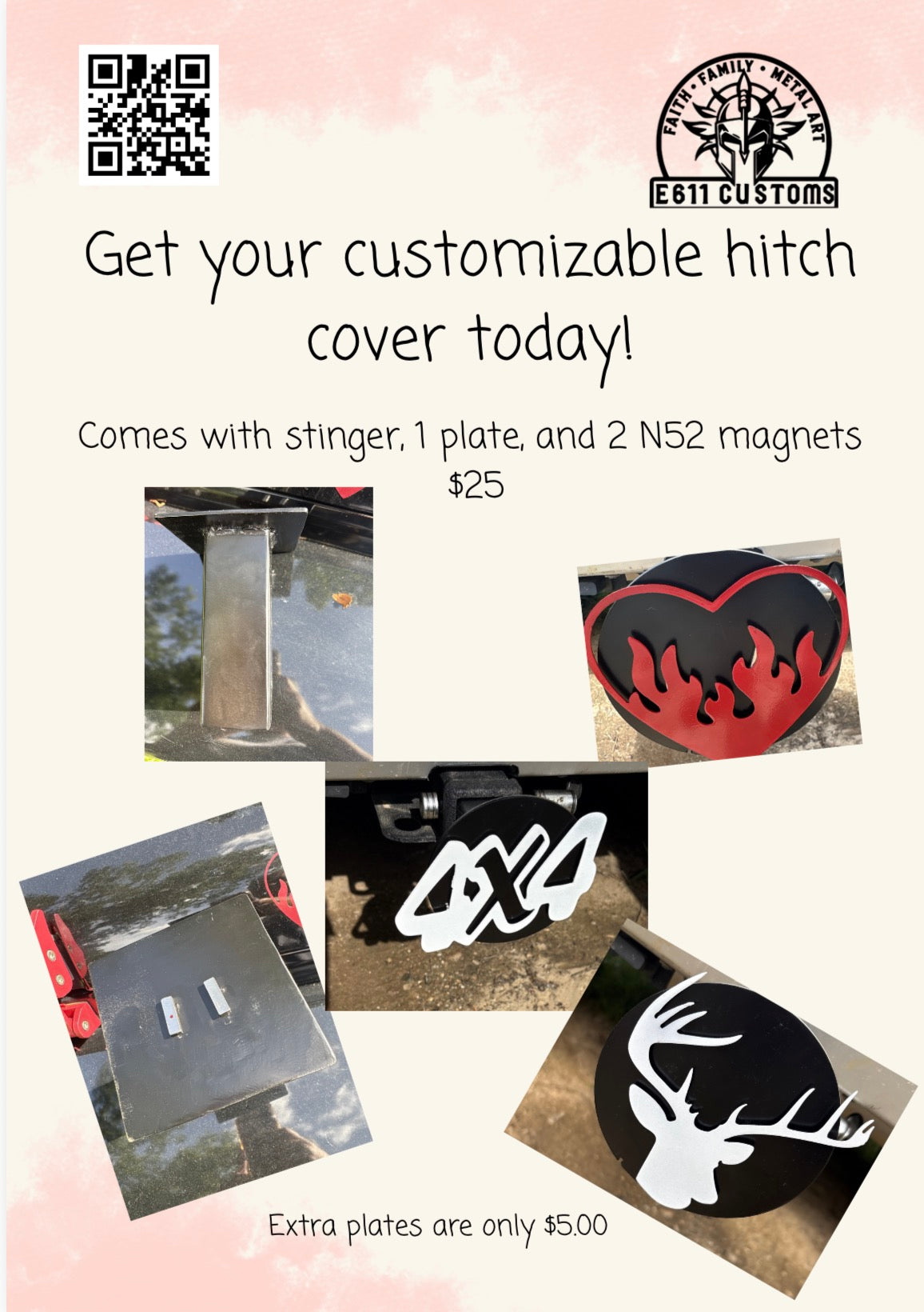 Customizable Hitch Covers